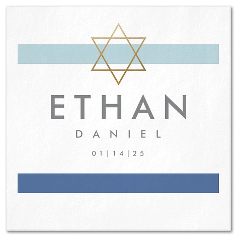 Tonal Stripes Custom Napkins