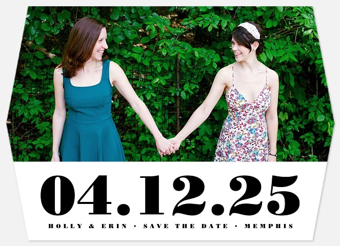 Modernist Save the Date Photo Cards