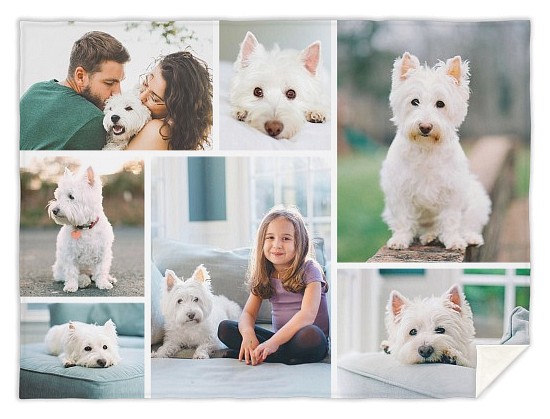 Classic Collage Custom Free Blankets