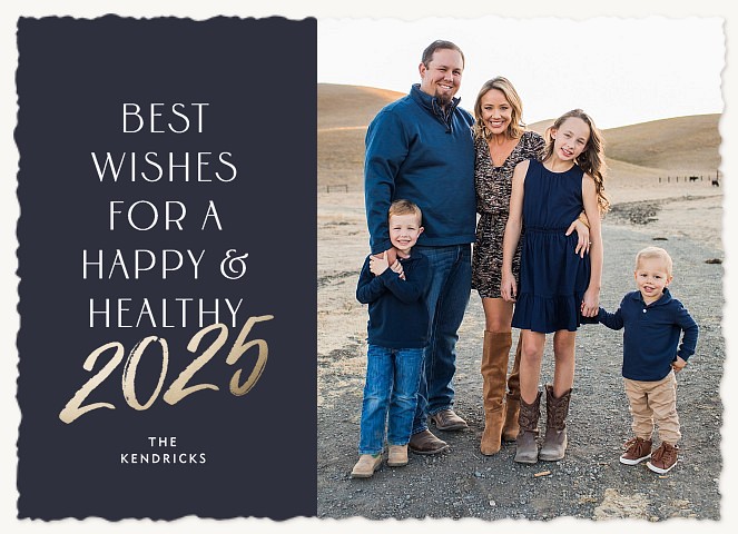 A Healthy Year Photo Holiday Cards