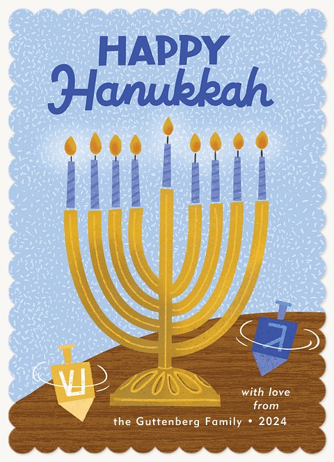Eight Nights Hanukkah Cards