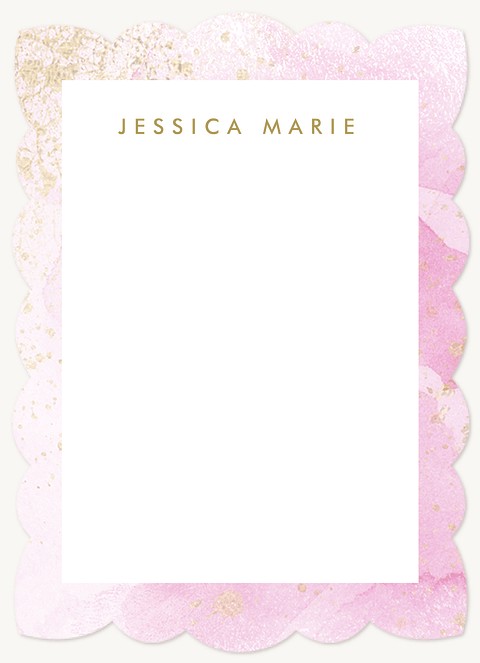 Watercolor Palette Stationery