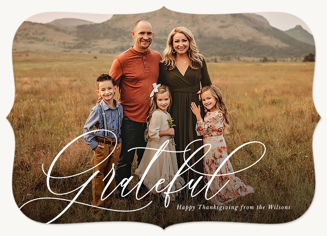 Always Grateful Thanksgiving Cards