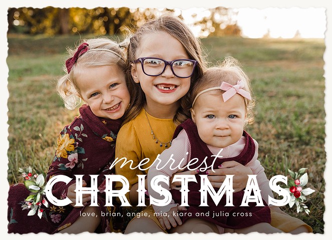 Ornate Christmas Personalized Holiday Cards