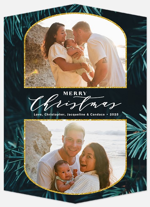 Arched Holiday Holiday Photo Cards