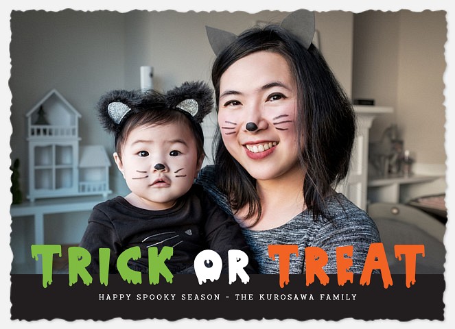 Iconic Treat Halloween Photo Cards