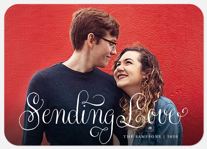 Sending Love Valentine Photo Cards