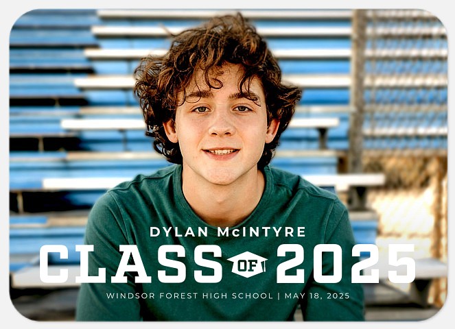 Athletic Landscape Graduation Cards