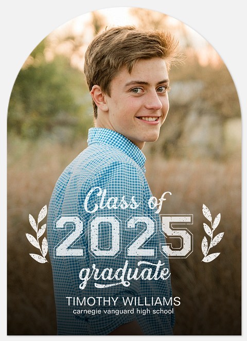 Vintage Laurels Graduation Cards