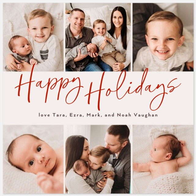 Lovely Moments Holiday Photo Cards