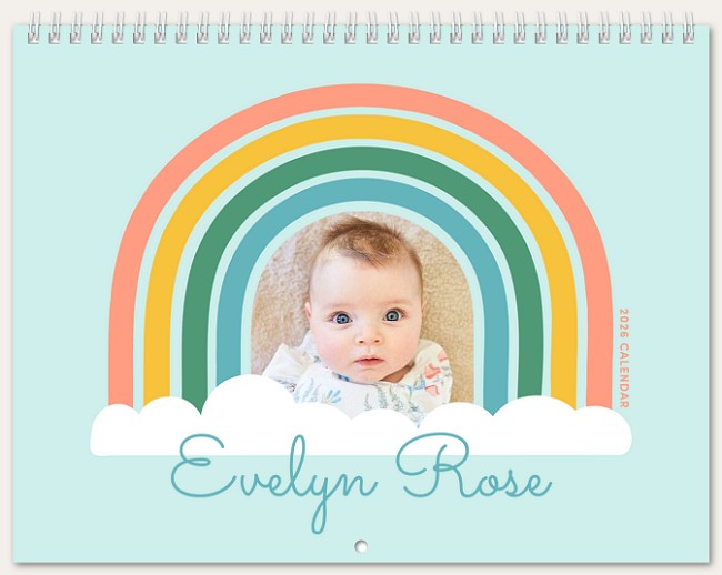 Rainbow Arch Calendar Personalized Photo Calendars