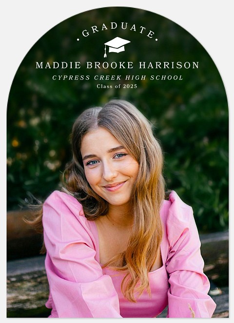 Arching Overlay Graduation Cards