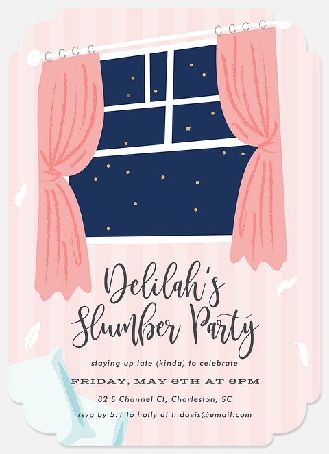 Sweet Dreams Kids' Birthday Invitations