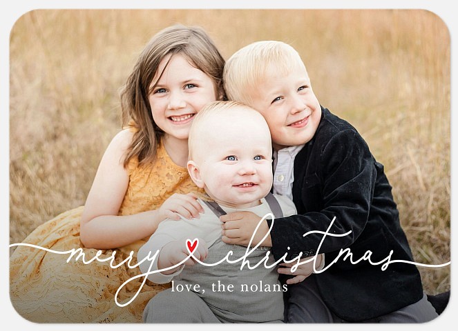 Full Hearts Holiday Photo Cards