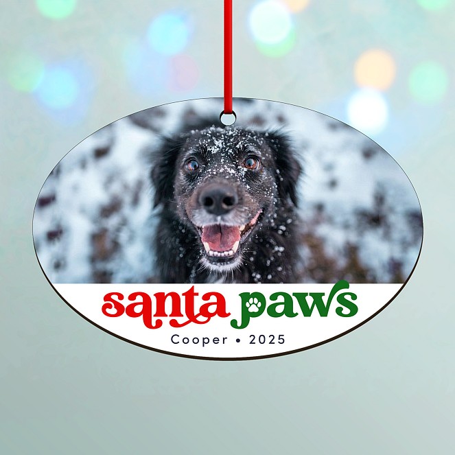 Santa Paws Custom Ornaments