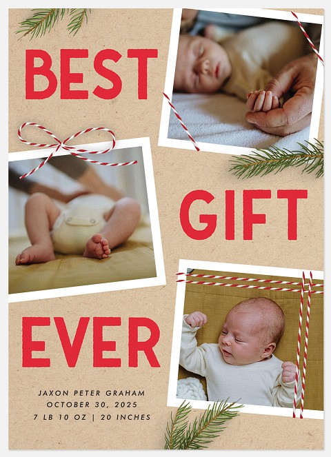 Twine & Pine Holiday Photo Cards