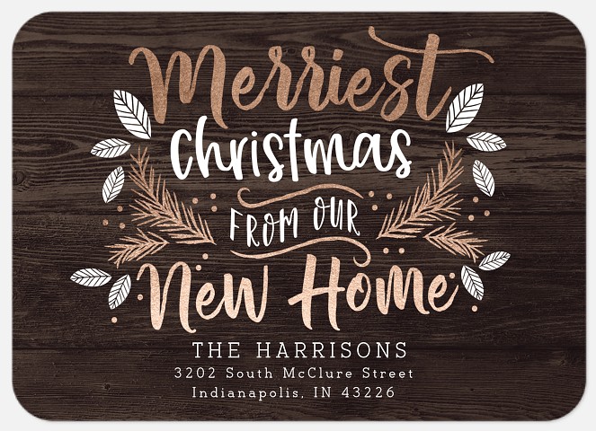 Happy New Home Holiday Photo Cards