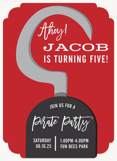 Ahoy! Kids Birthday Invitations