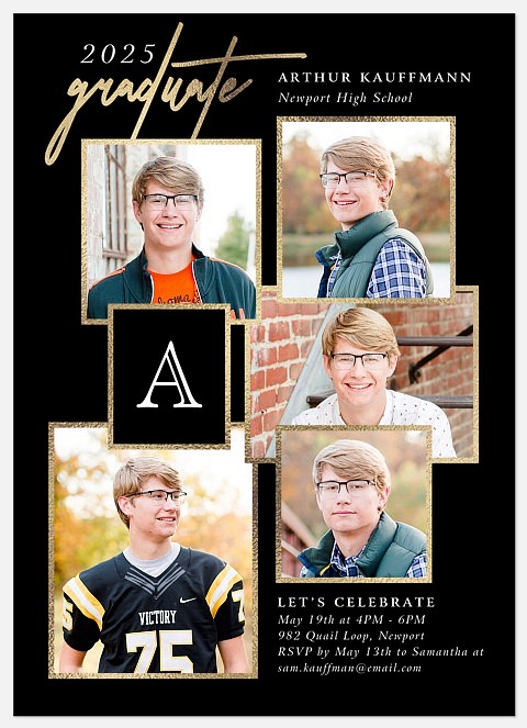Brilliant Collage Graduation Cards