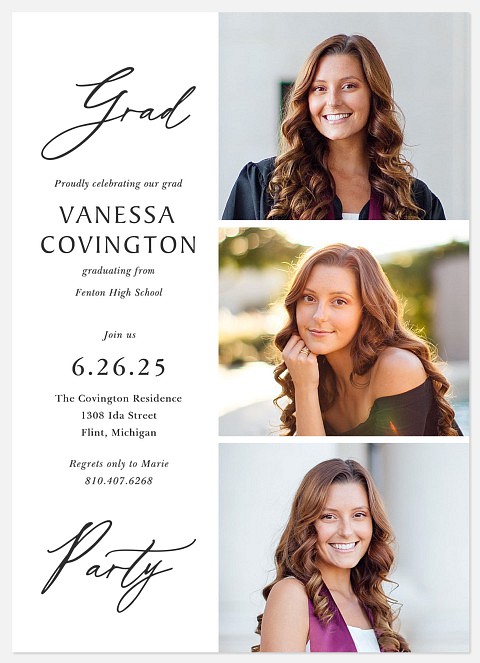 Classic Trio Graduation Cards