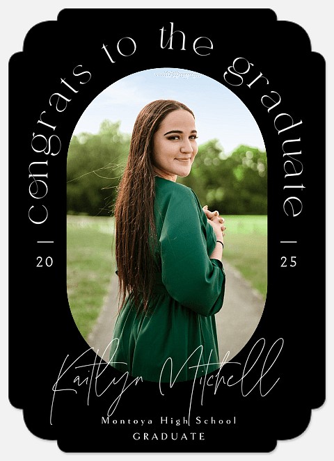 Arching Grad Graduation Cards