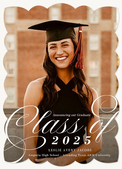 Formal Flourish Graduation Cards