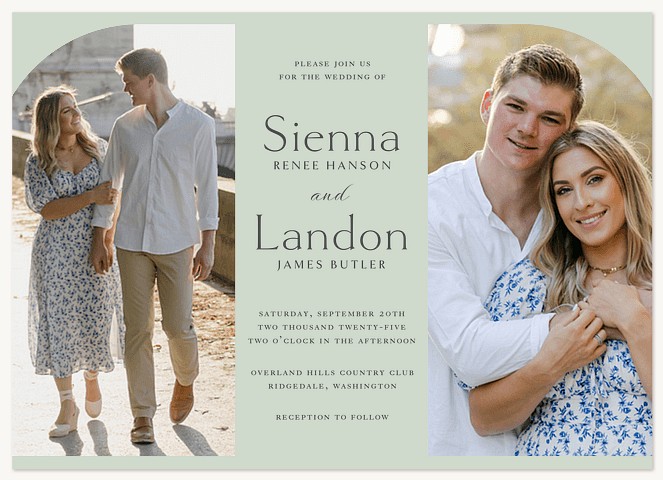 Classic & Simple Wedding Invitations