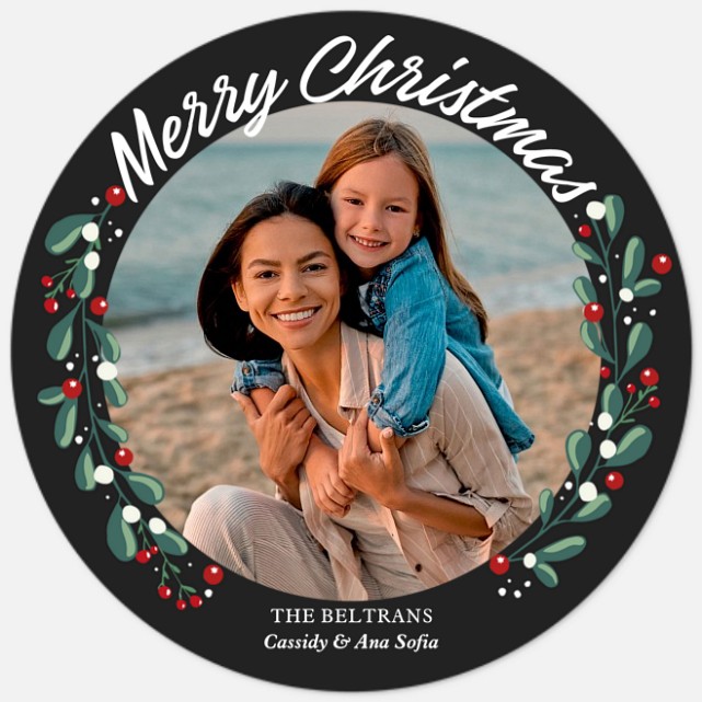 Holiday Sprigs Holiday Photo Cards