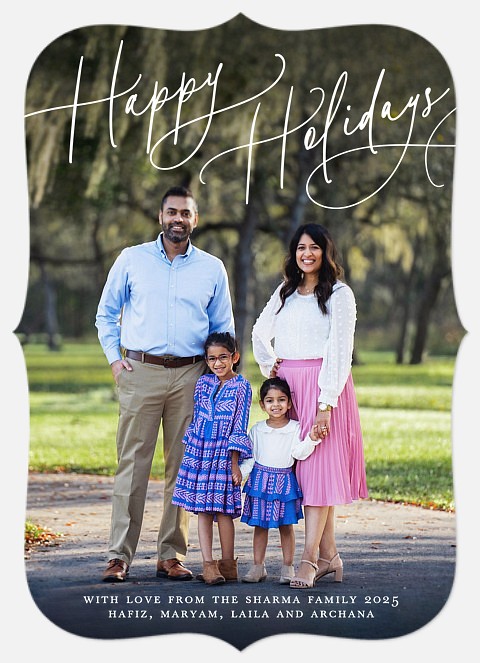 Nostalgia Holiday Photo Cards
