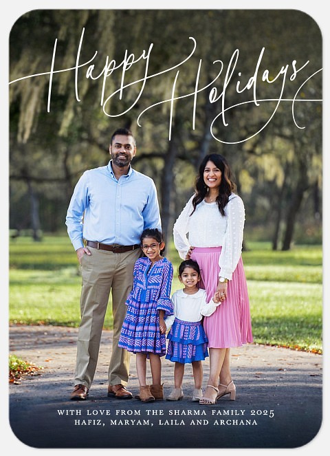 Nostalgia Holiday Photo Cards