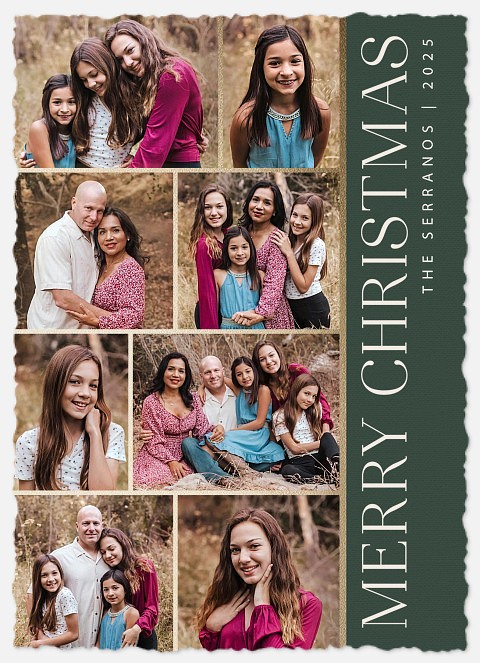 Simple Scrapbook Holiday Photo Cards