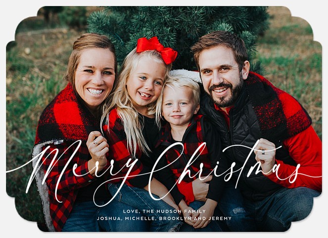 Eloquently Written Holiday Photo Cards
