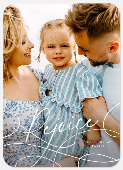 Extra Flourishes Holiday Photo Cards