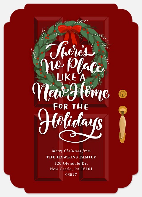 Holiday Door Holiday Photo Cards