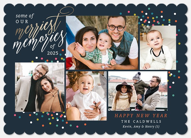 Merriest Memories Card Holiday Photo Cards