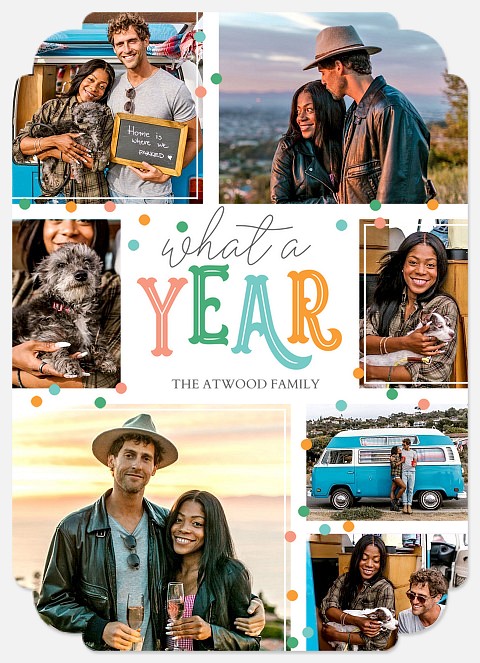 Celebration Year Holiday Photo Cards