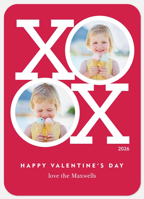 Sweet & Simple Valentine Photo Cards