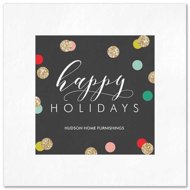 Holiday Speckles Custom Napkins