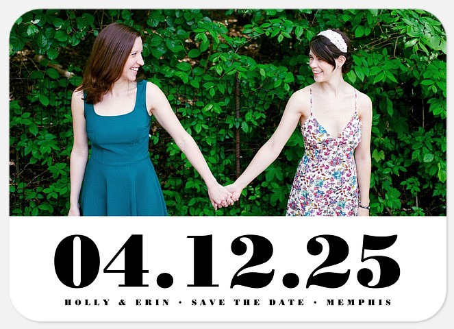 Modernist Save the Date Photo Cards