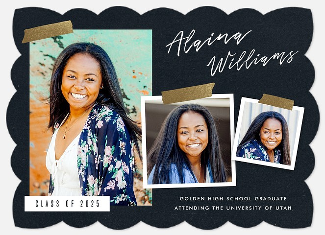 Modern Scrapbook Graduation Cards