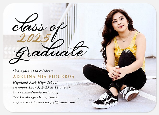 Softly Scripted Graduation Cards