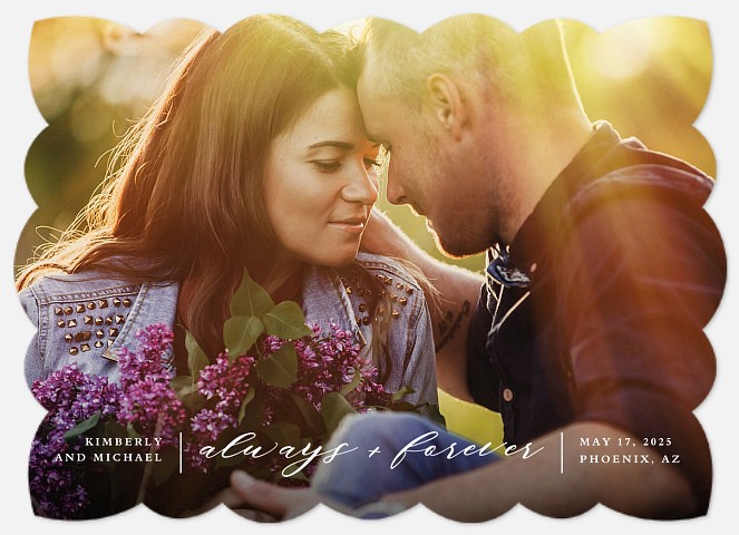 Always & Forever Save the Date Photo Cards