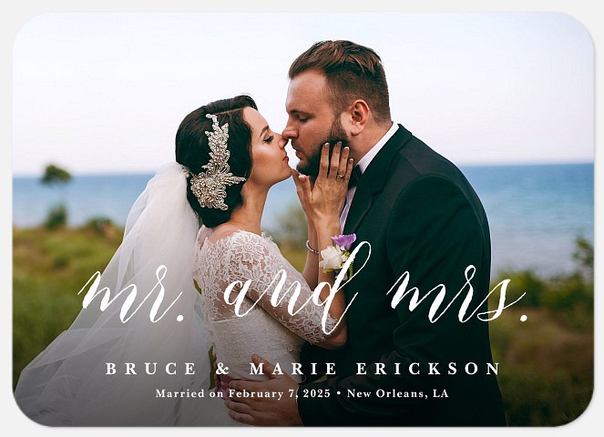 New Couple Wedding Announcements