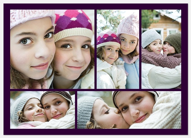 Five Frame Purple Create Your Own