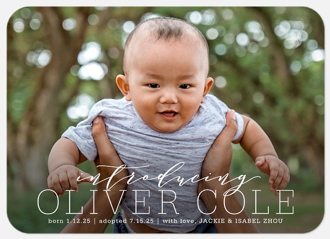 Introducing Baby Birth Announcements