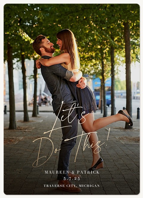 Let's Do This Wedding Save the Date Magnets
