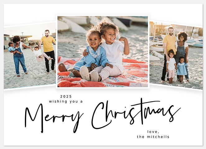Modern Frames Holiday Photo Cards