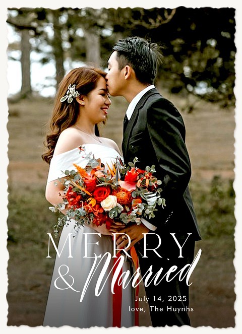 Merry Love Personalized Holiday Cards