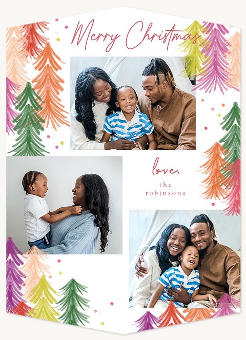 Jolly Forest Personalized Holiday Cards