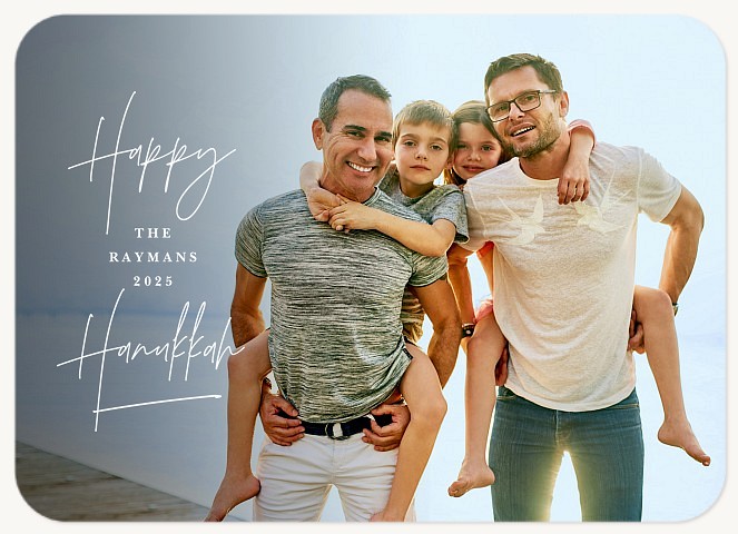 Underlined Hanukkah Cards